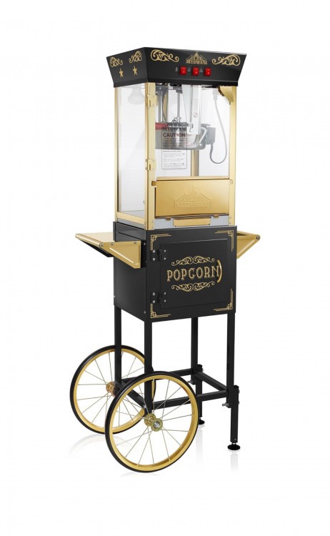 Black/Gold Popcorn Machine